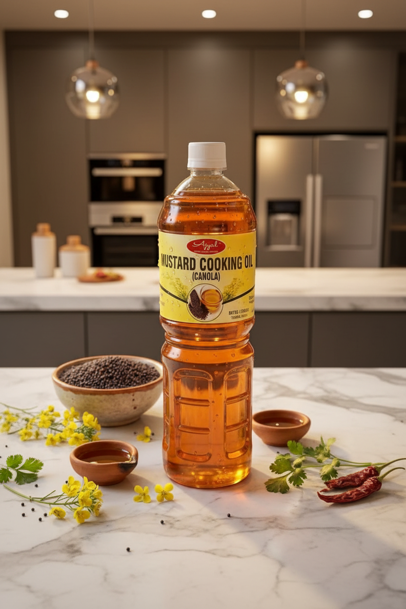 Cold Pressed Mustard (Canola) Cooking Oil