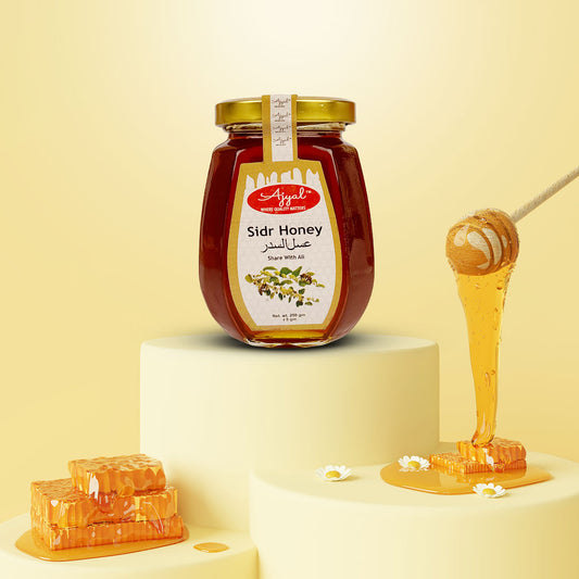 small bee honey. sidr honey , ajyal foods, organic honey 
